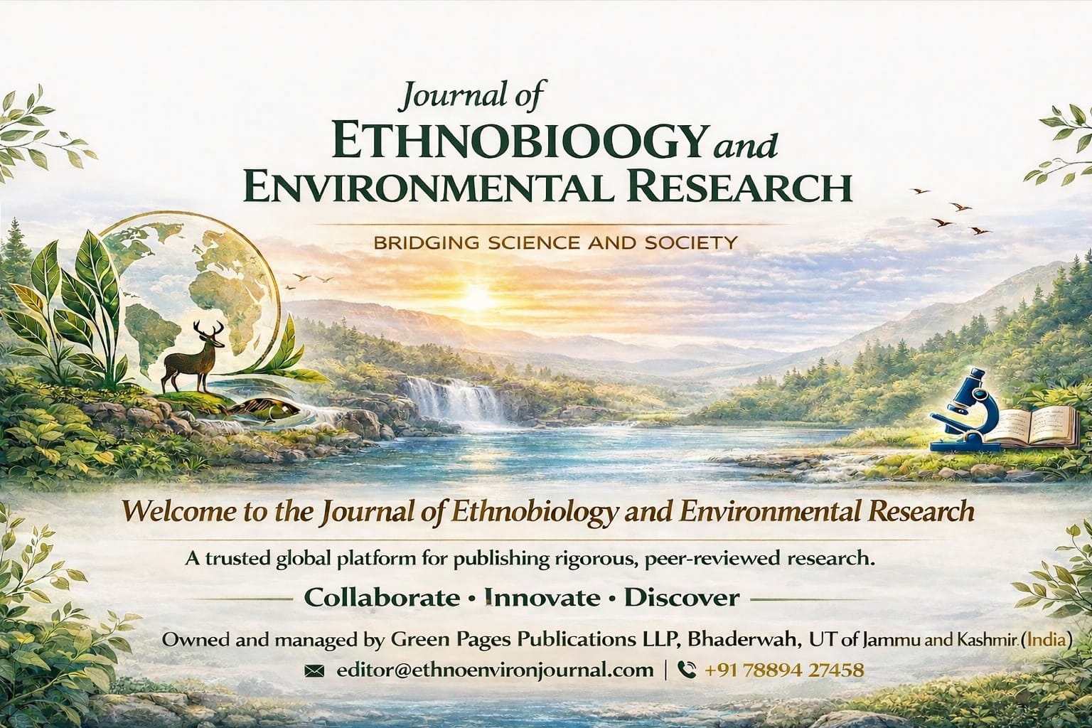 Welcome to the Journal of Ethnobiology and Environmental Research